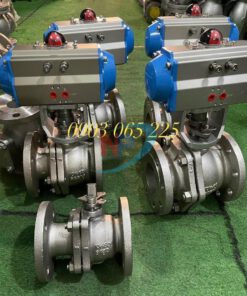 Van bi inox điều khiển khí nén KST