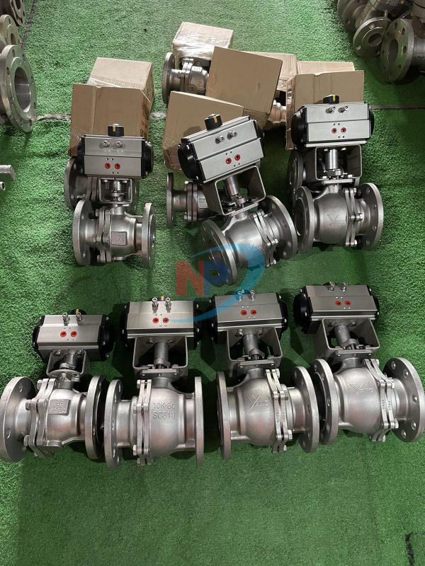 Van Bi Inox điều Khiển Khí Nén Joeun