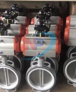 Van Bướm Inox đầu Khí Nén Sw