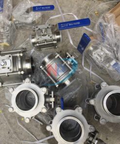 Van Bi Inox Kẹp Clem