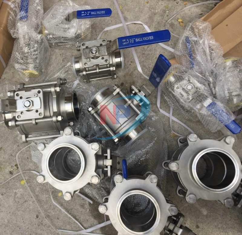 Van Bi Inox Kẹp Clem