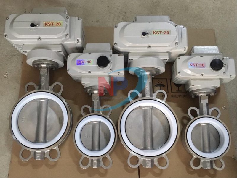 Van Bướm Inox đầu điện Samwo