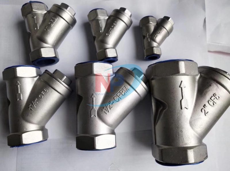 Van Y Lọc Inox Nối Ren Emico